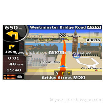 Map for GPS navigation or car DVDNew